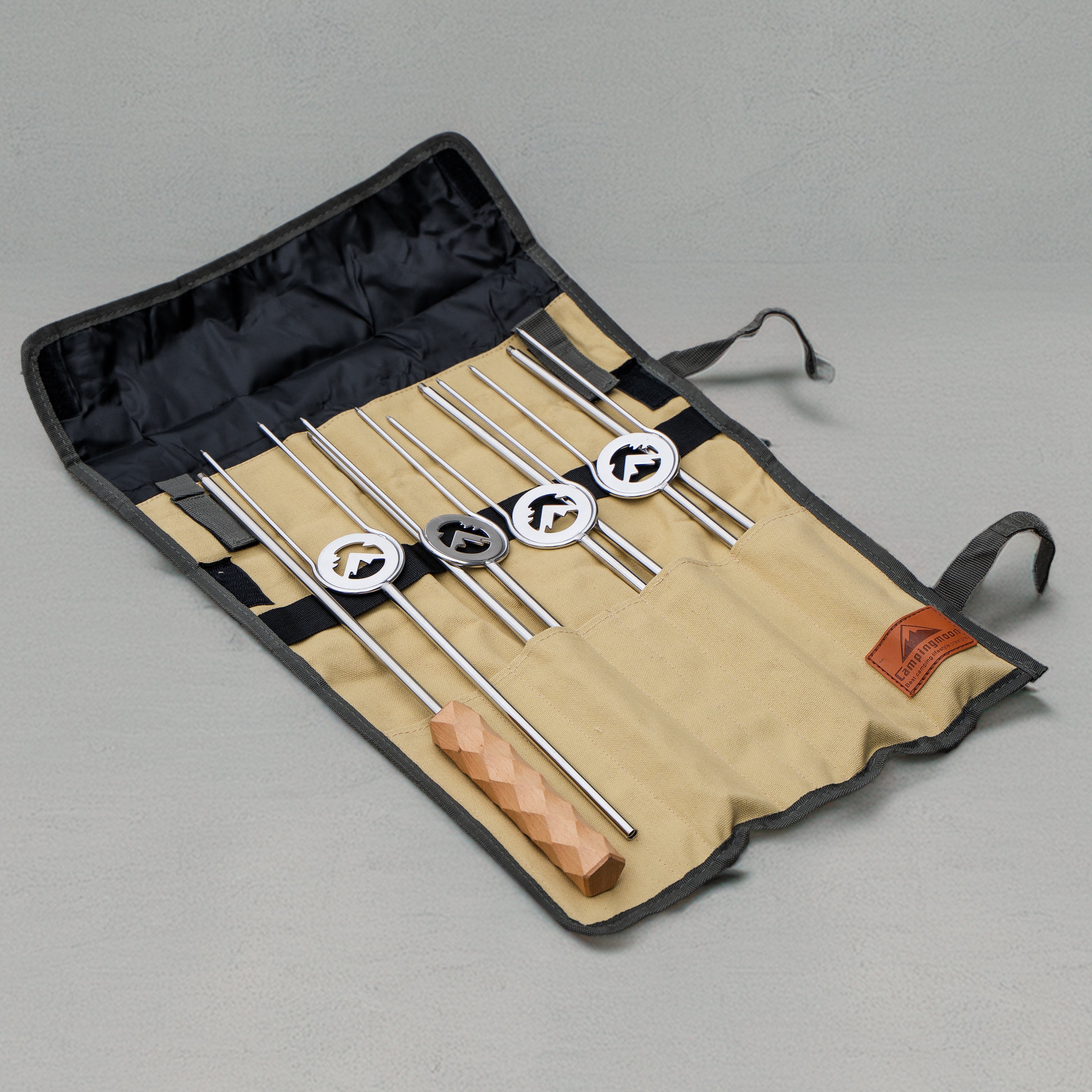 Brochettes longues pour grillades, 4 pièces