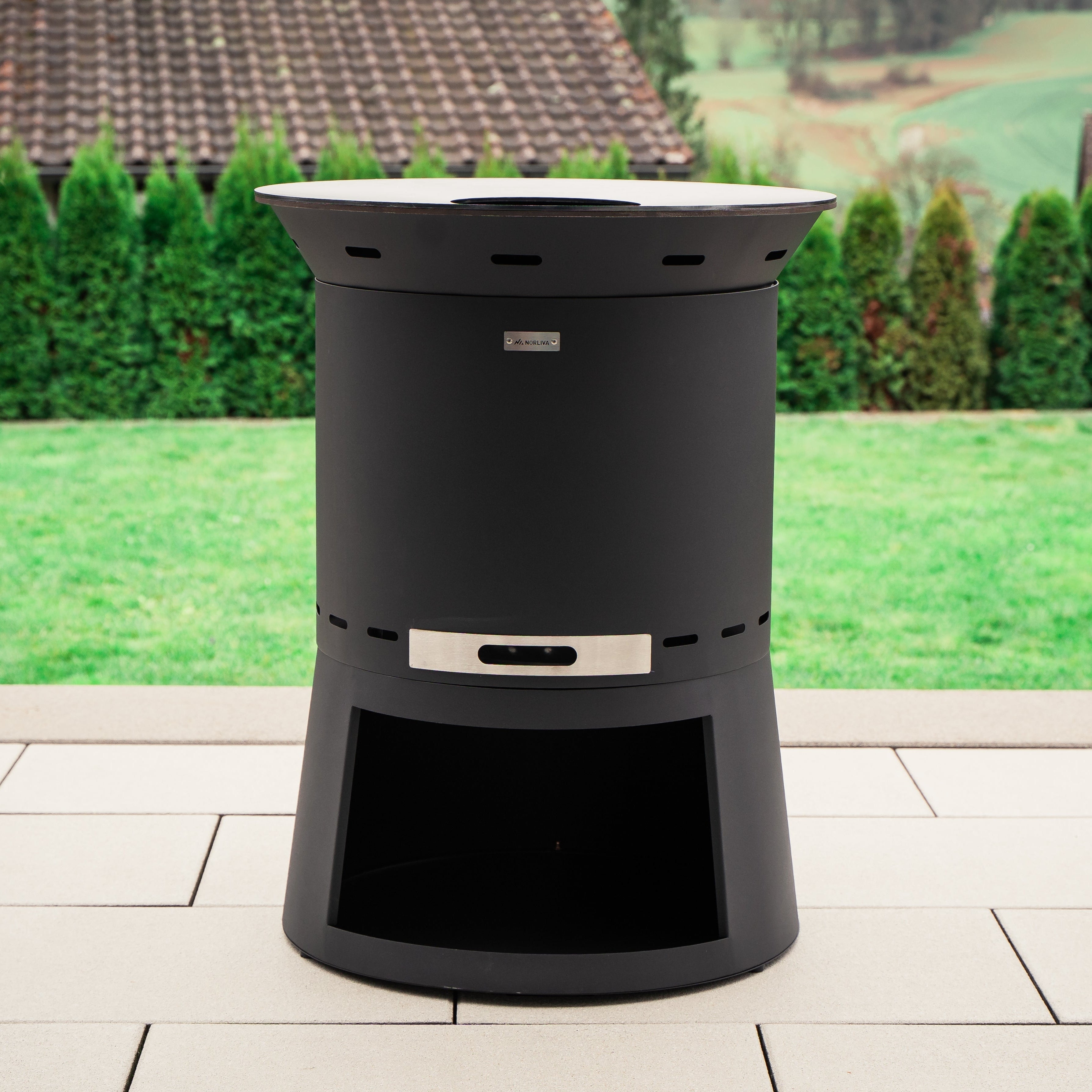 Set : Brasero Skara Pluss avec plaque plancha