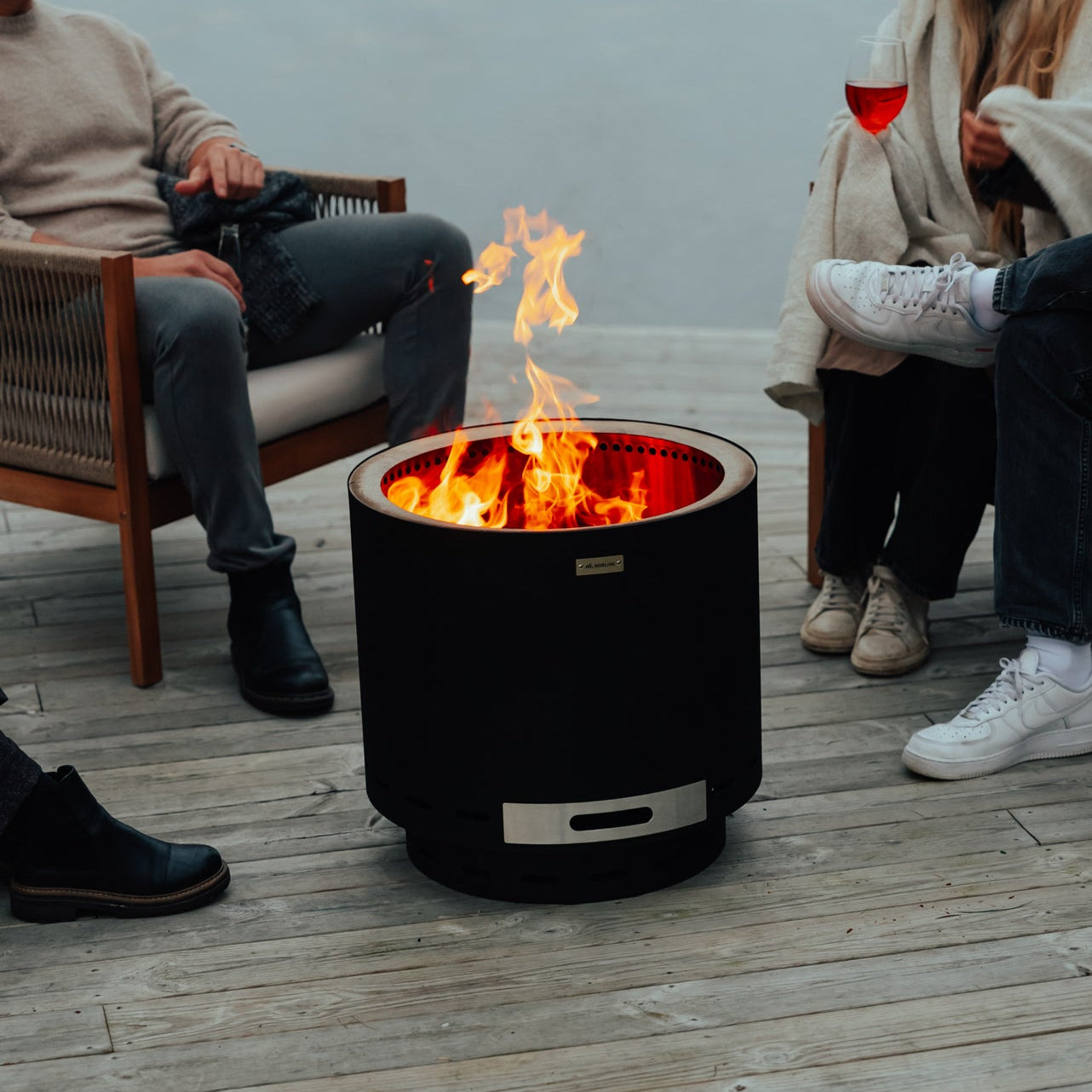 Ensemble : Skara + couvercle + grille en fonte
