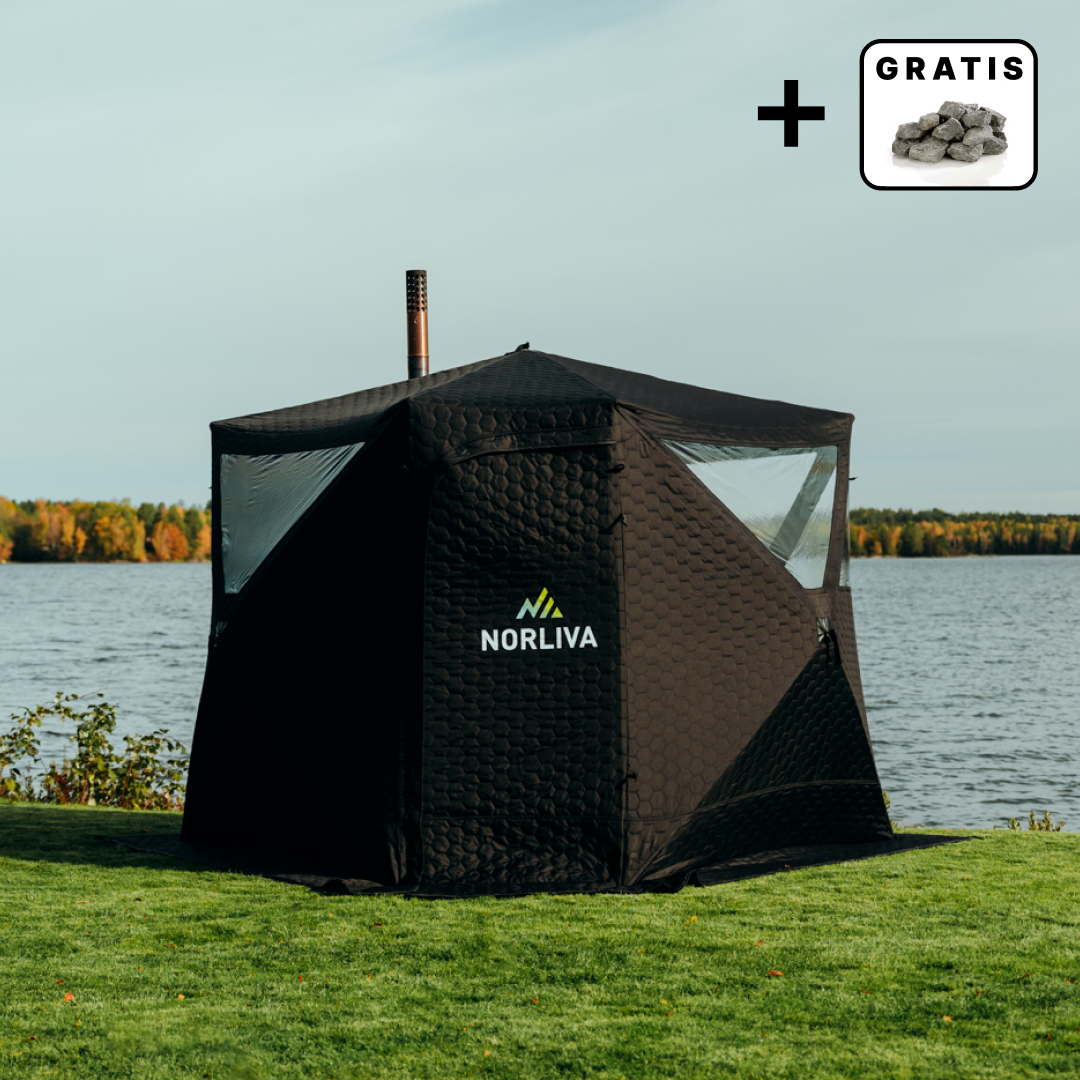 Tente sauna mobile Dalen 2.0 avec poêle sauna