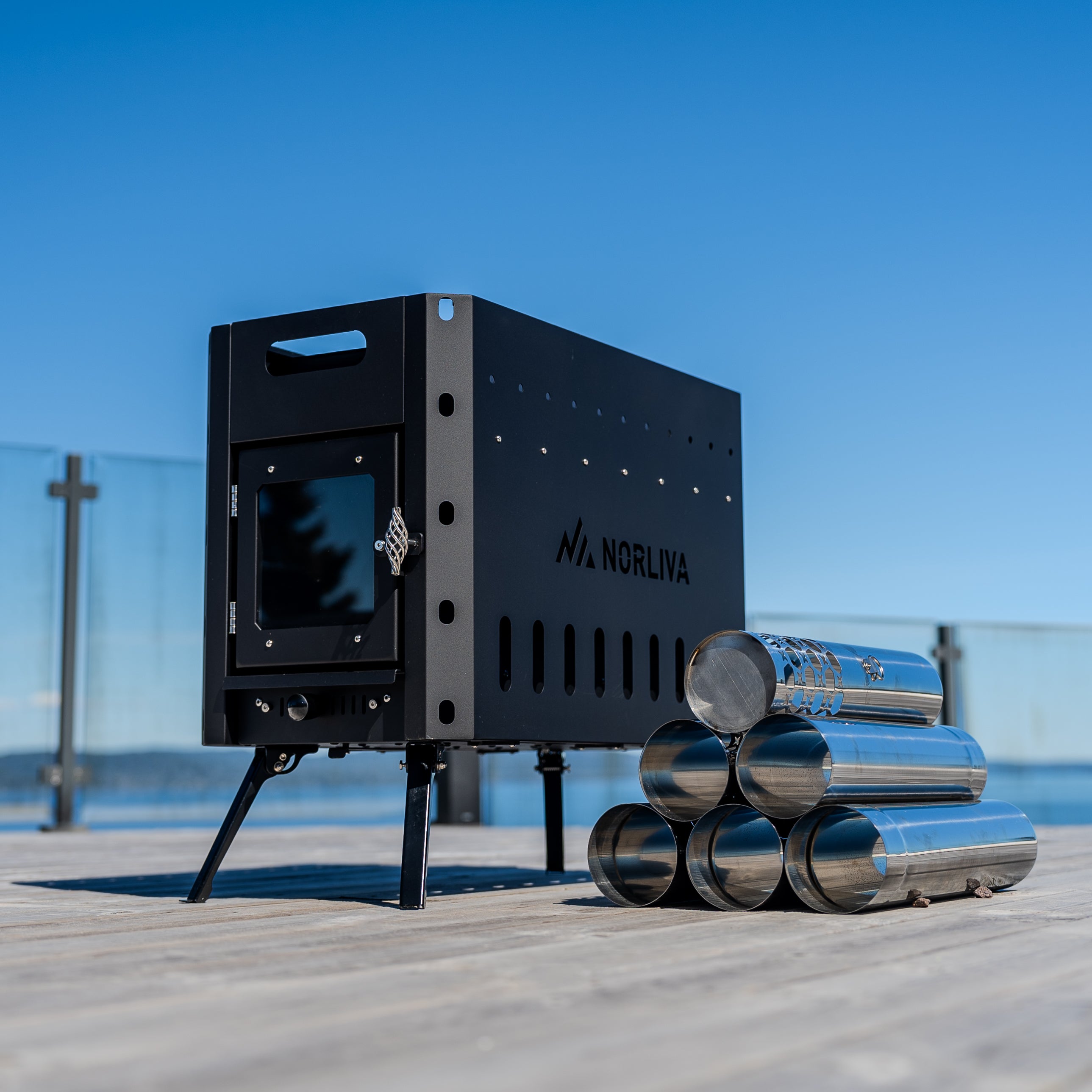 Tente de sauna mobile Dalen 3.0 avec poêle de sauna