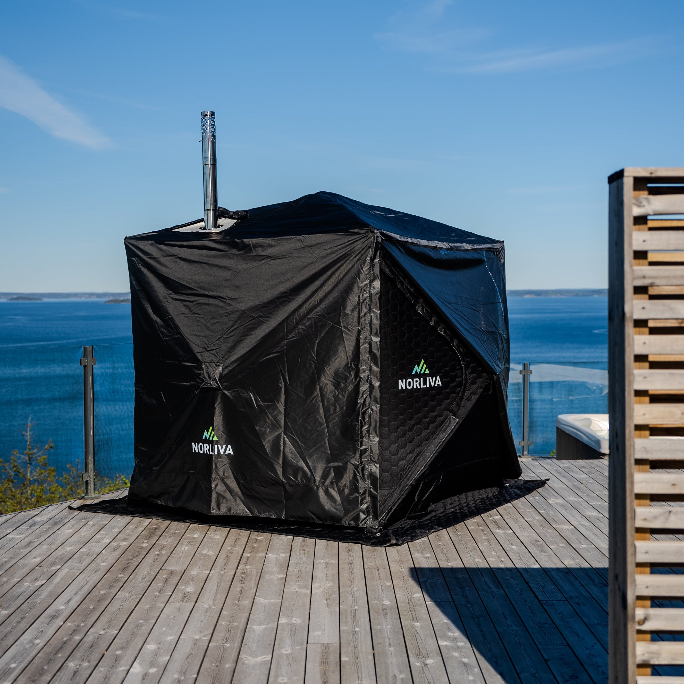 Protection contre les intempéries 1.0 pour tente de sauna Isen