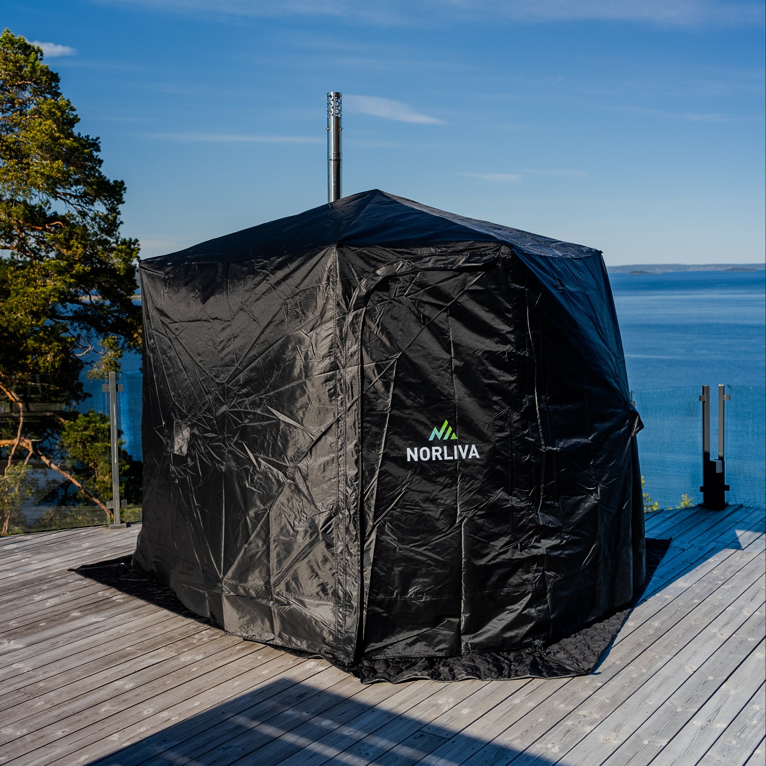 Protection contre les intempéries 1.0 pour la tente de sauna Dalen