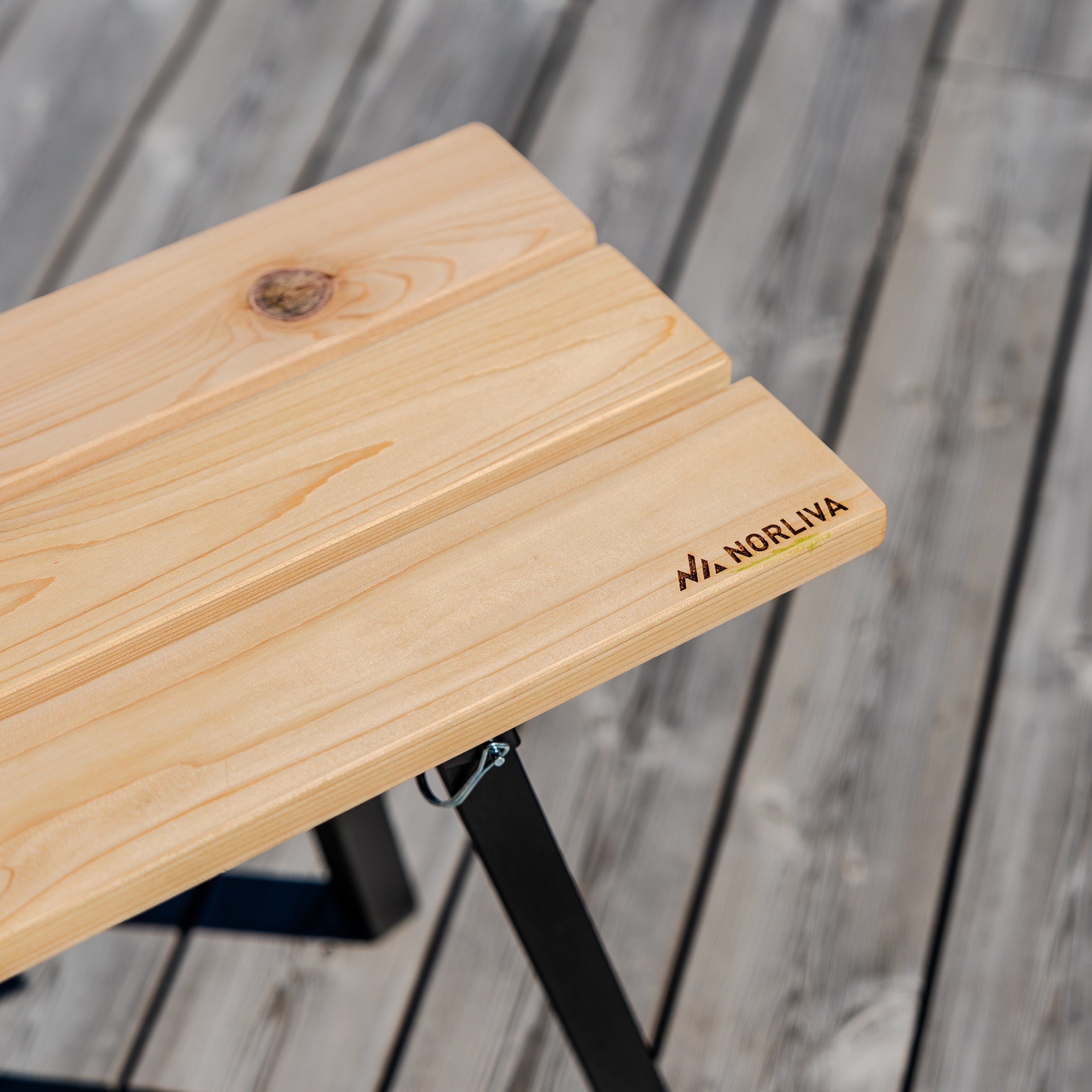 Banc de sauna en bois de cèdre, pliable