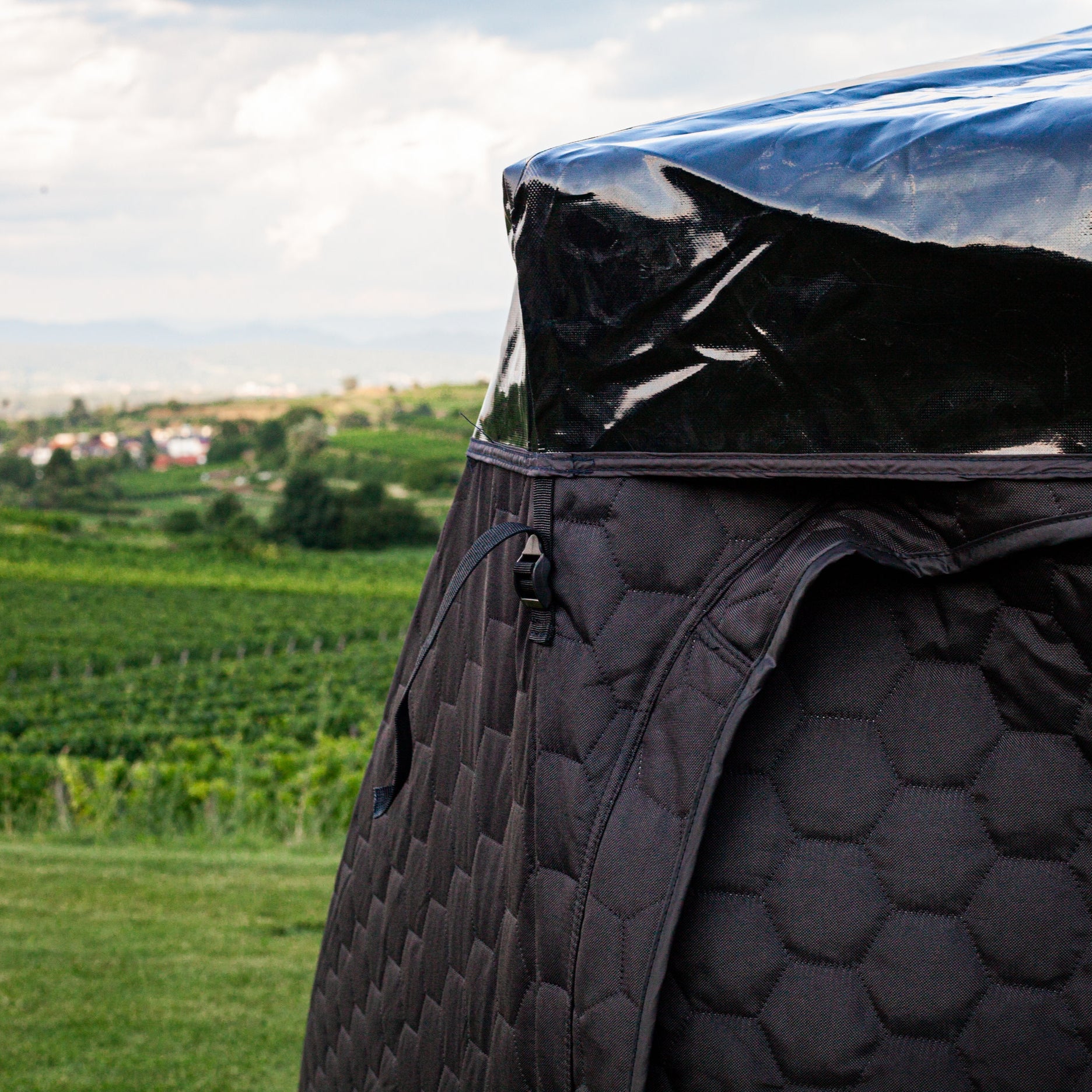 Protection contre la pluie 1.0 pour tente sauna Isen