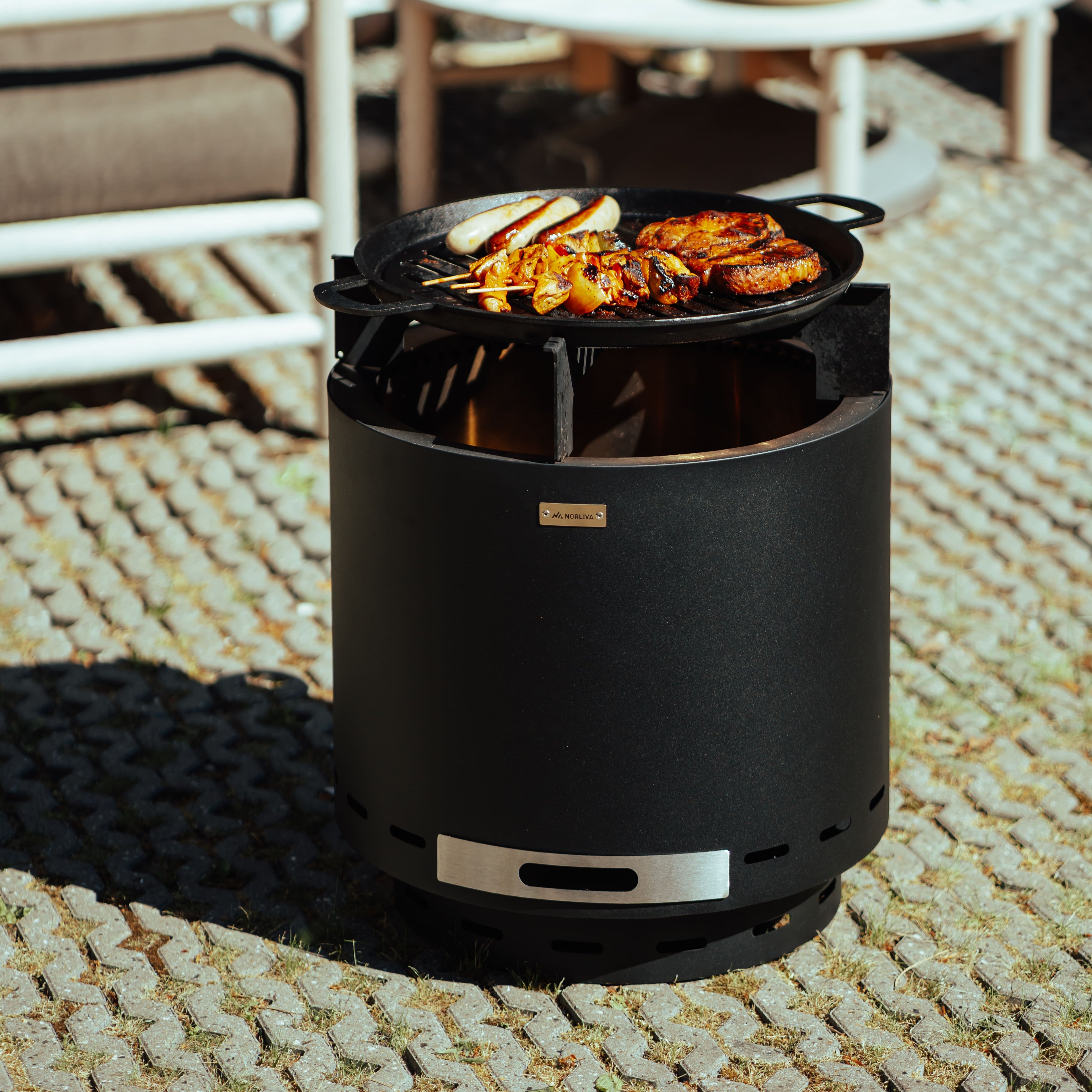 Grille de gril en fonte Skara