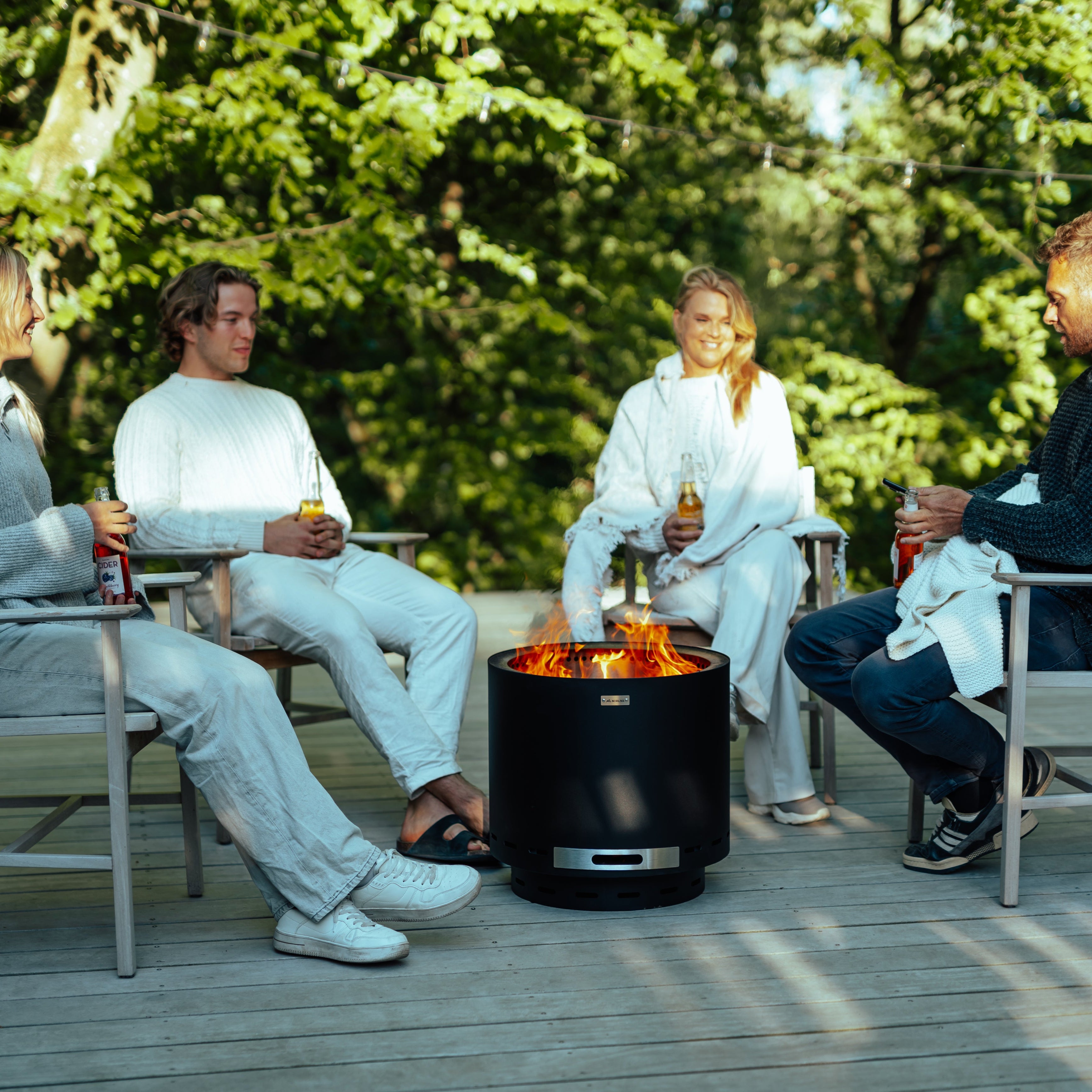 Ensemble : Skara + couvercle + grille en fonte