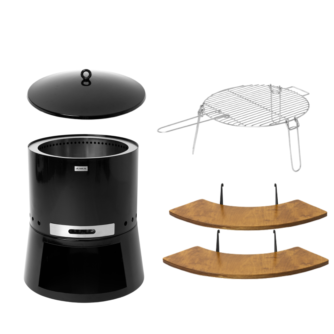Set : Senja Pluss + couvercle + grille + planches latérales
