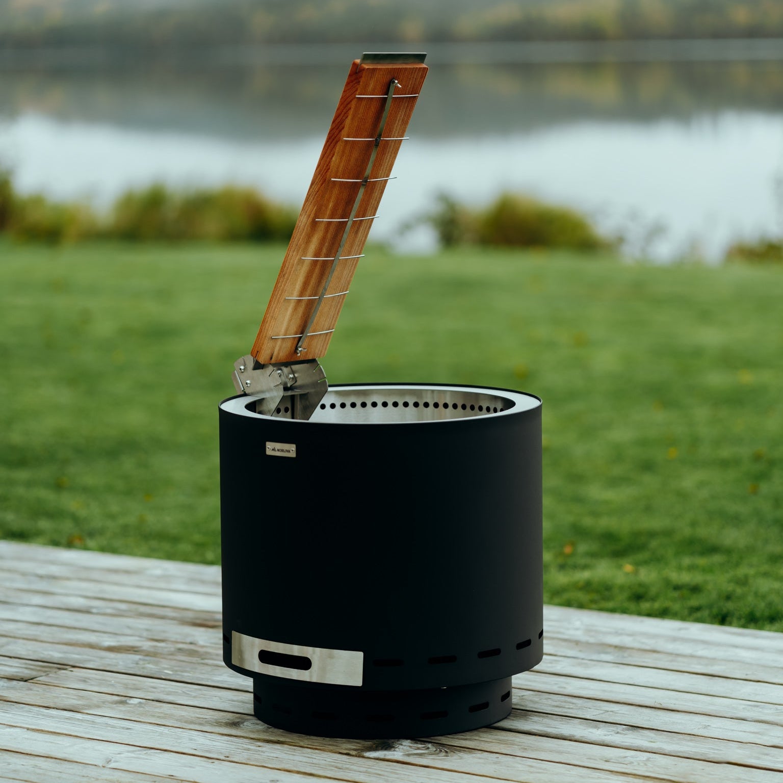 Norliva planche à saumon flambé pour brasero