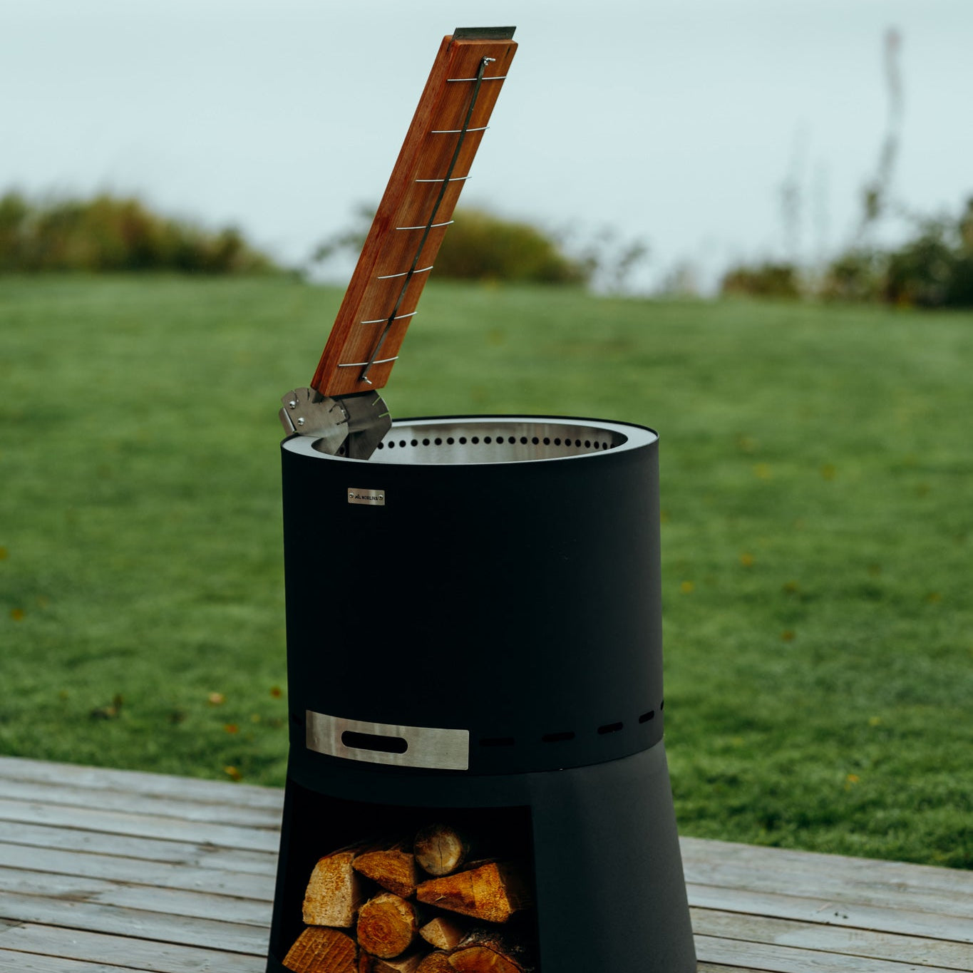 Norliva planche à saumon flambé pour brasero