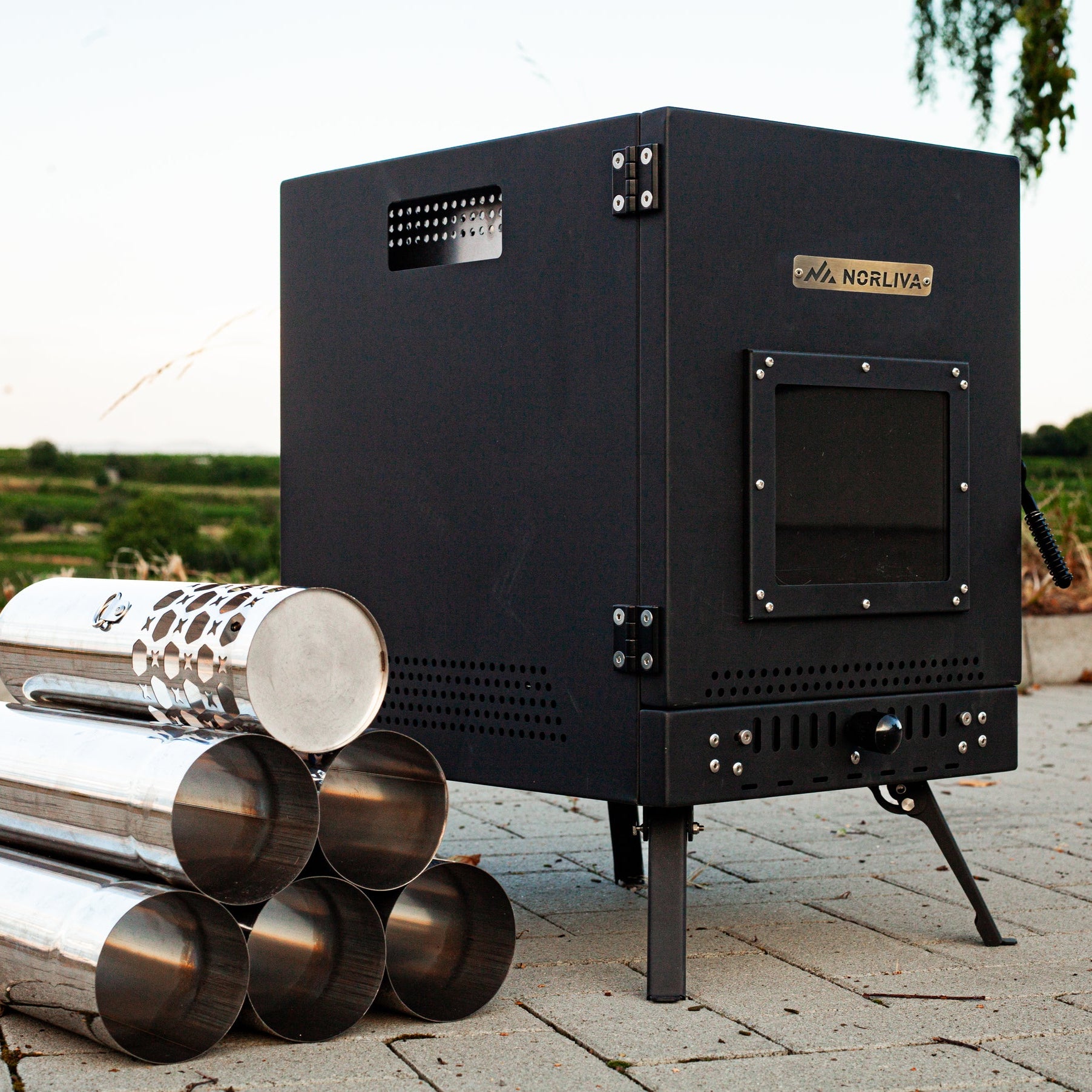 Tente sauna mobile Isen avec poêle à sauna