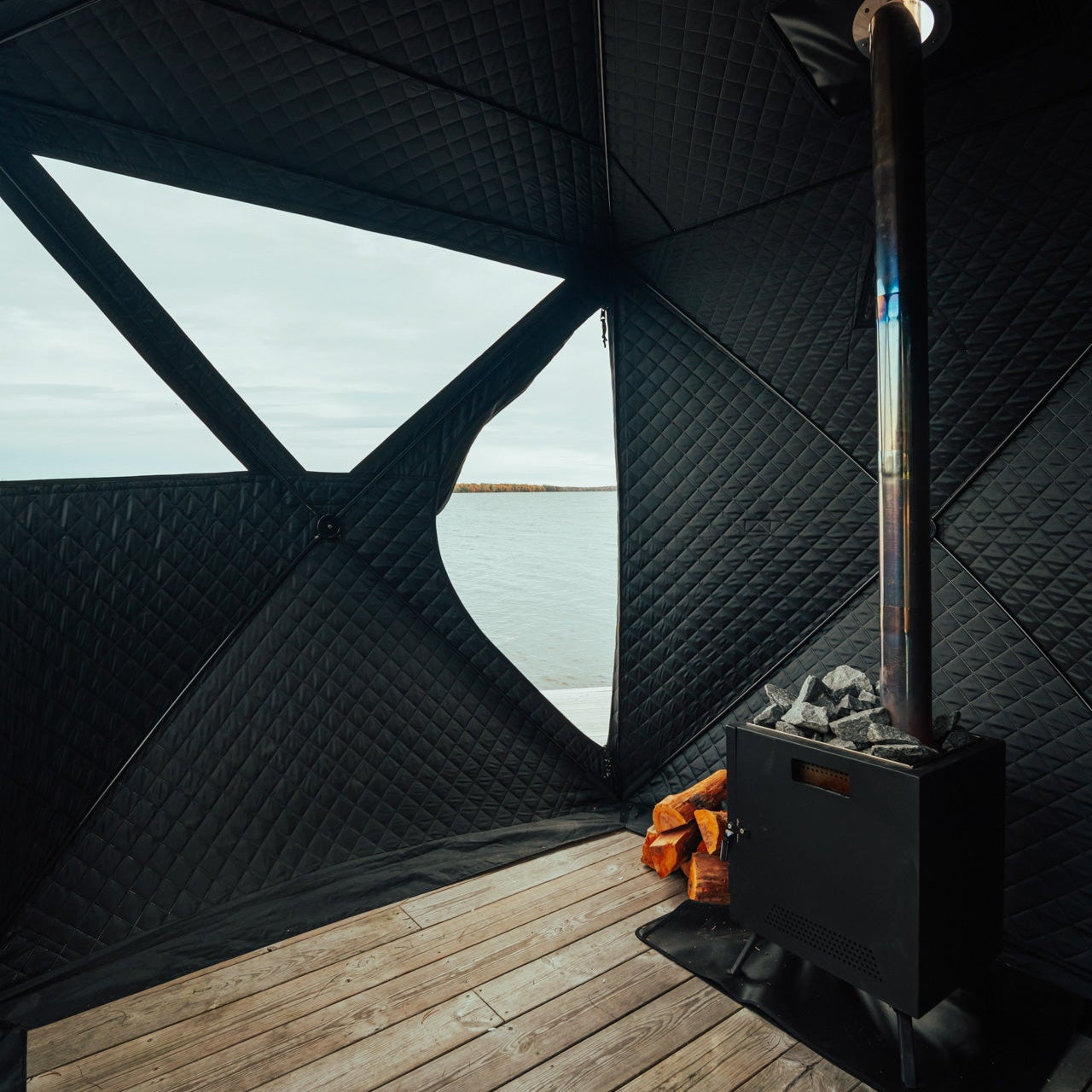 Poêle à sauna pour tente sauna Isen