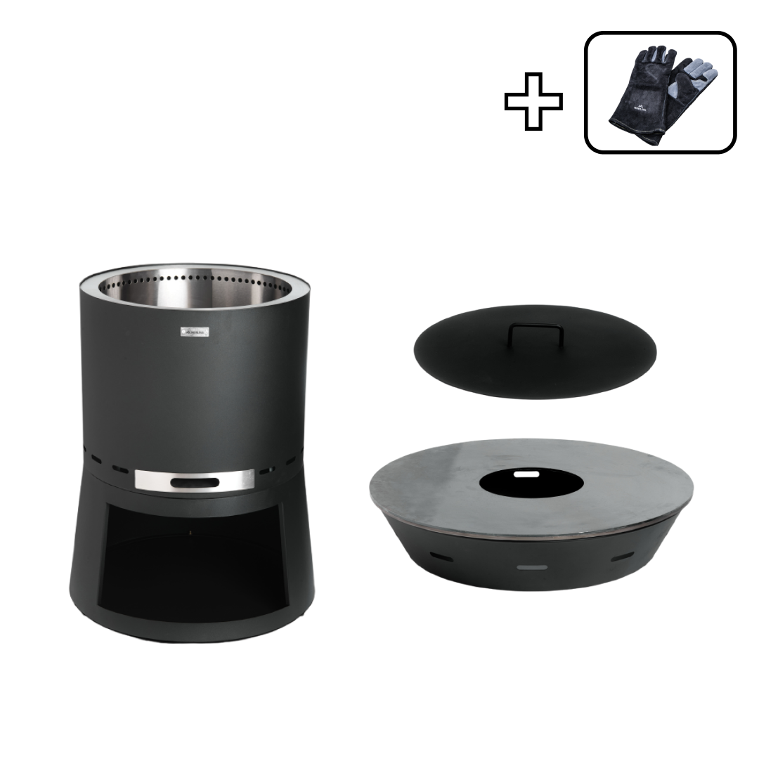 Set : Skara Pluss + plancha-grill + couvercle