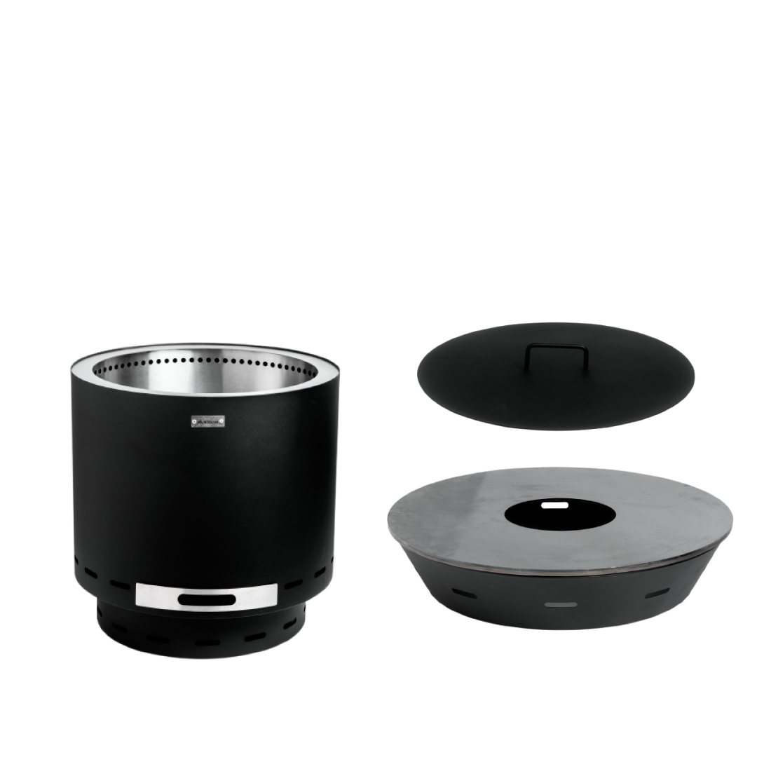 Set : Brasero Skara avec plaque plancha et couvercle
