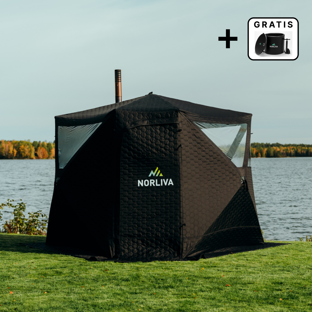 Tente sauna mobile Dalen 3.0 avec poêle de sauna