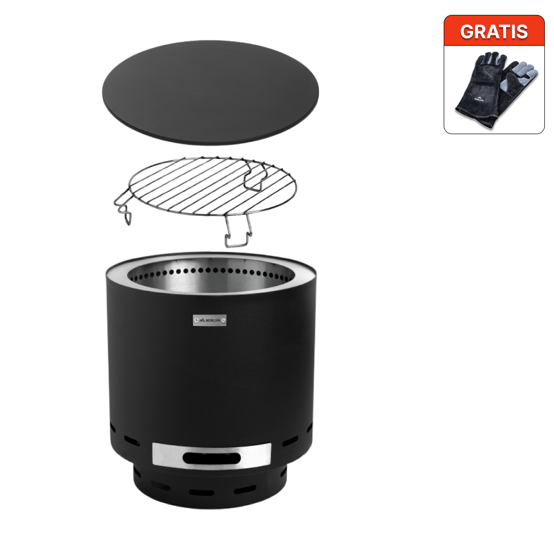 Ensemble : Eda + couvercle + grille de cuisson