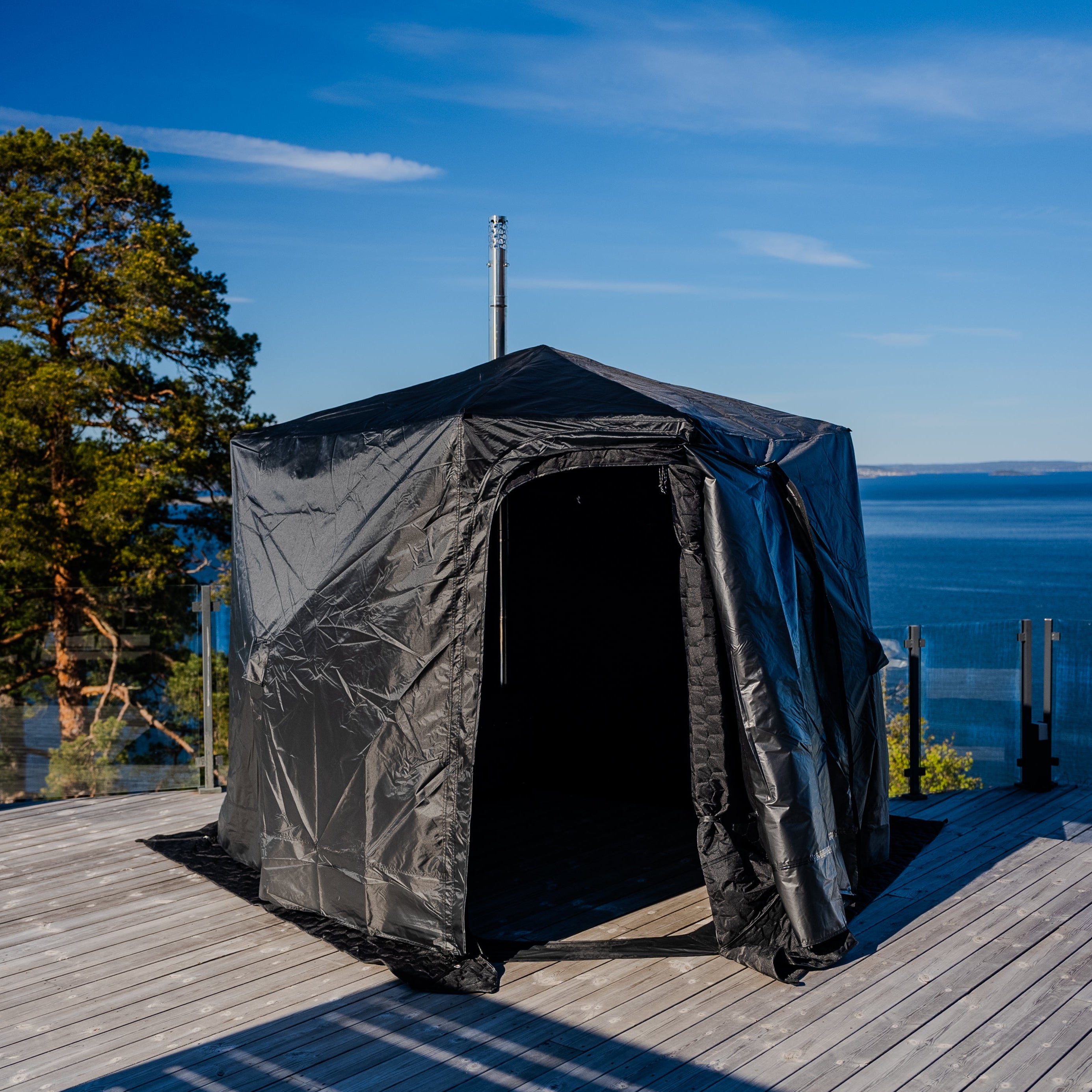 Protection contre les intempéries 1.0 pour la tente de sauna Dalen