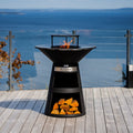 Barbecue sur plaque de cuisson Aska, 80 cm