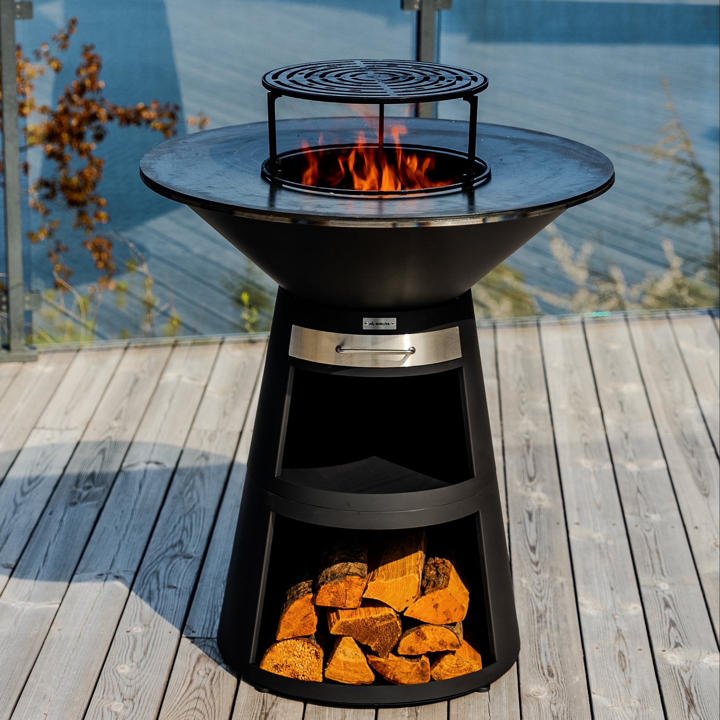 NORLIVA plancha barbecue, 80 cm