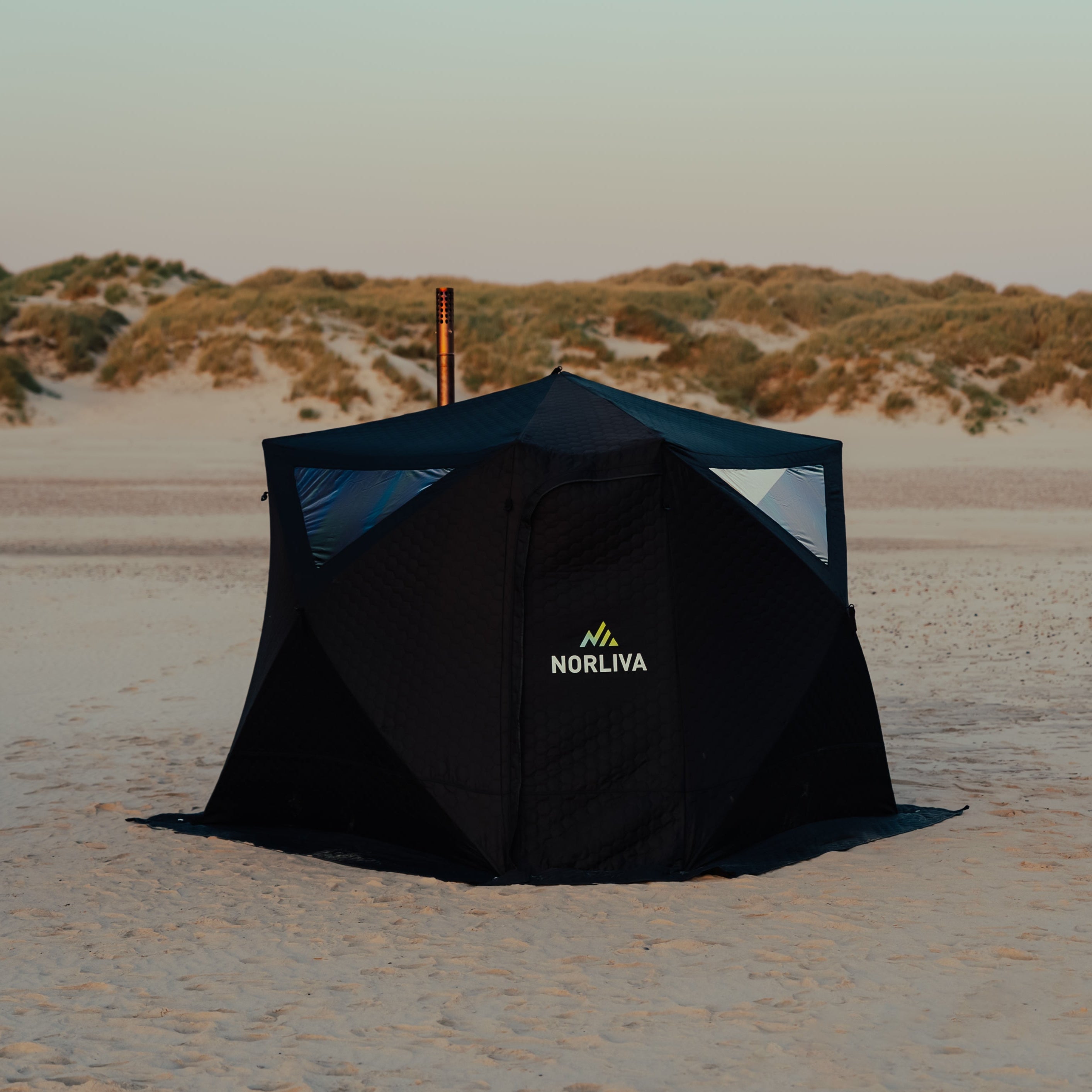Tente sauna mobile Fjorden avec poêle à sauna
