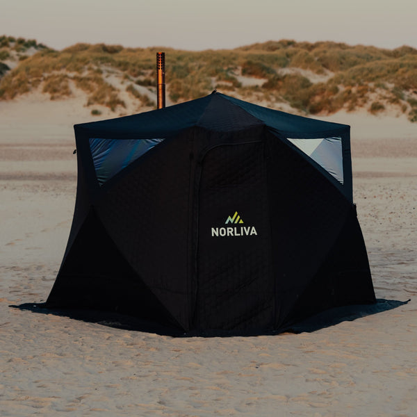 Tente sauna mobile Fjorden avec poêle à sauna