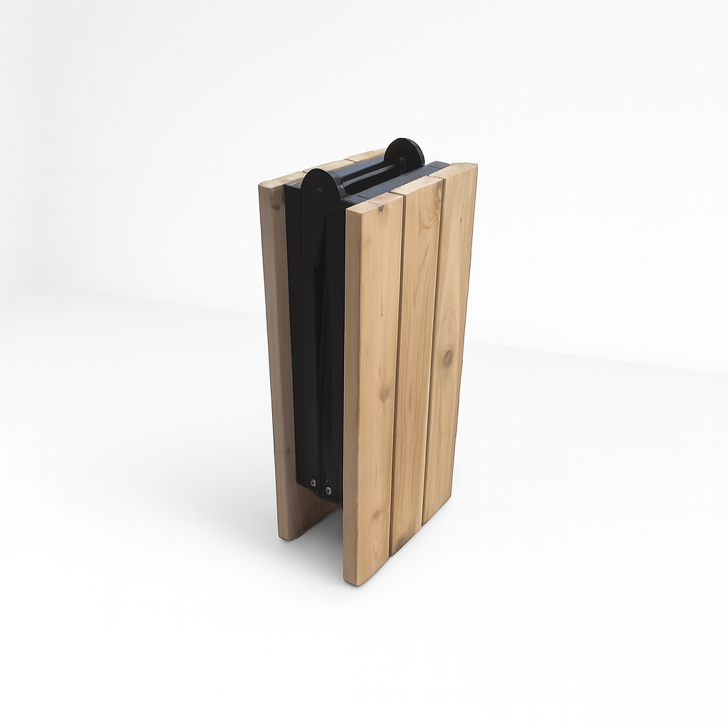 Banc de sauna en cèdre, pliable