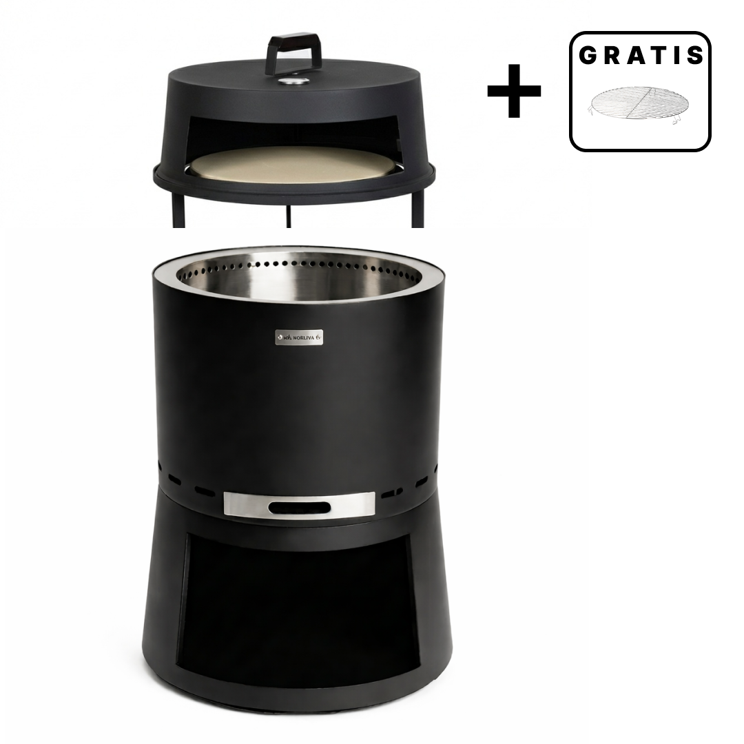 Ensemble : Skara Pluss + accessoire pour four à pizza
