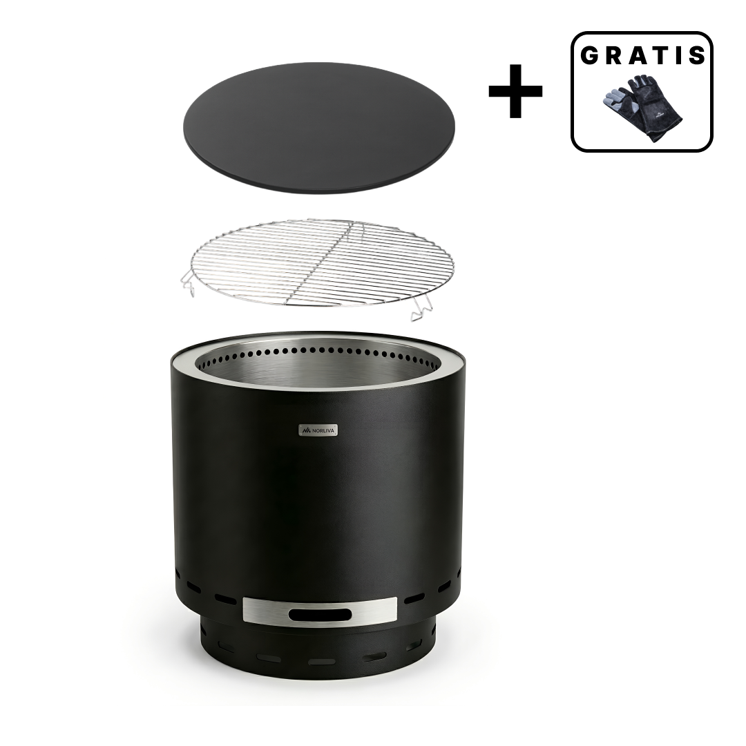 Ensemble : Skara + Couvercle + Grille de barbecue