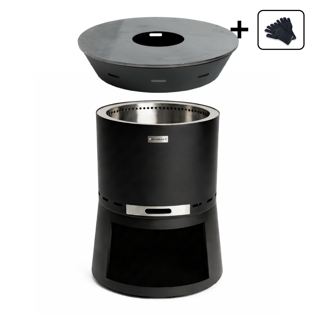 Set : Brasero Skara Pluss avec plaque plancha